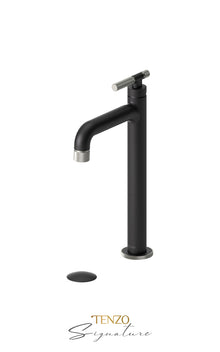 Tenzo BELLACIO-F 11H Tall Single Hole Lavatory Faucet With Drain