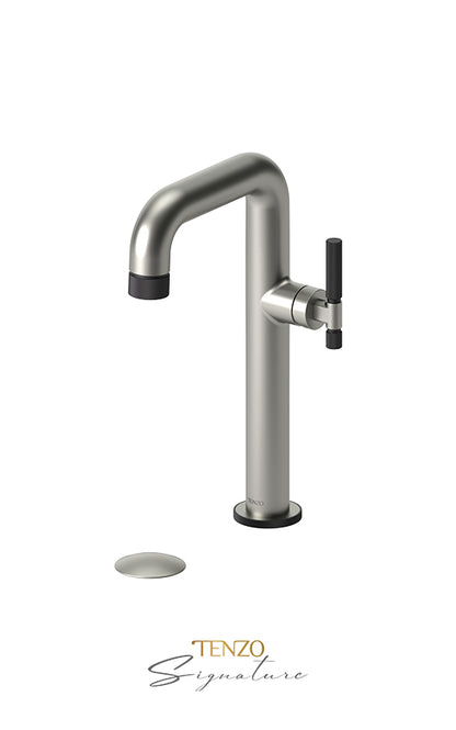 Robinet de lavabo monotrou haut 10H Tenzo BELLACIO-F avec drain