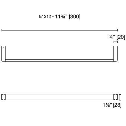 Laloo Eaton Small Single Towel Bar E1212