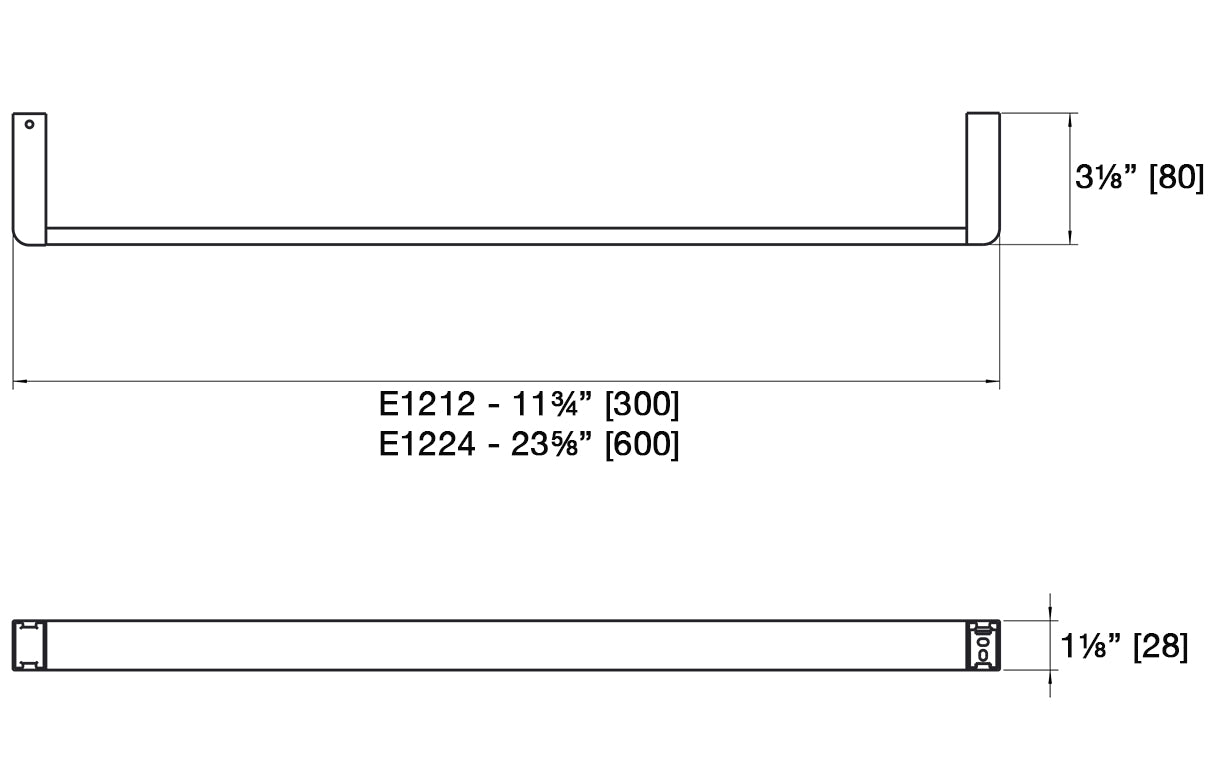 Laloo Eaton Single Towel Bar E1224