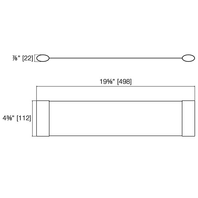 Laloo Farrow Single Stainless Shelf F1487