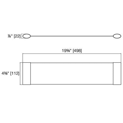 Laloo Farrow Single Stainless Shelf F1487