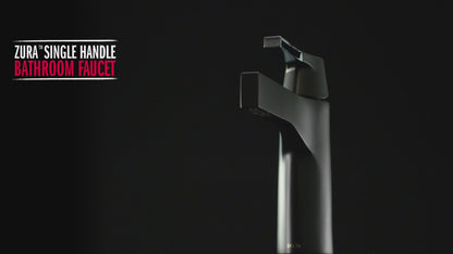 Delta ZURA Single Handle Bathroom Faucet- Chrome/Matte Black