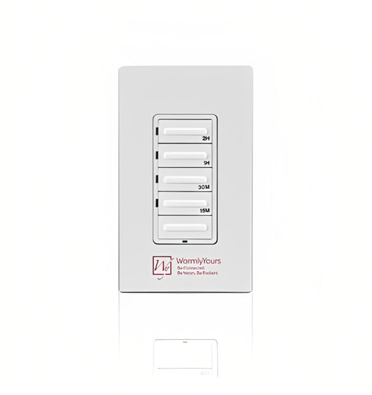 WarmlyYours Hardwired 4-setting Countdown Timer For Radiant Panels And Towel Warmers