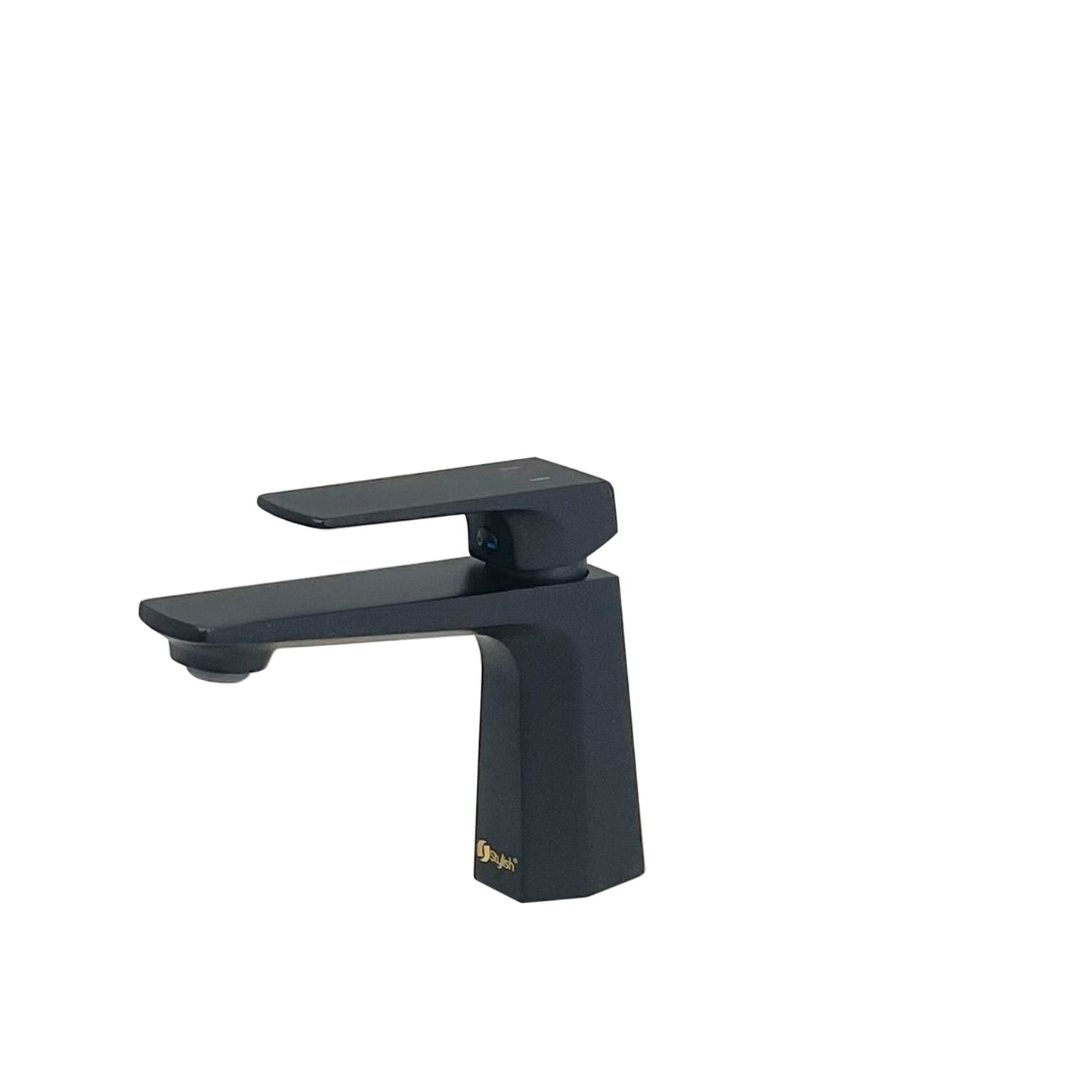 Stylish Luvia Bathroom Faucet Single Handle Matte Black Finish B-111N