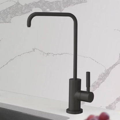 Stylish Melfi Single Handle Cold Water Tap - Stainless Steel Matte Black Finish K-147N