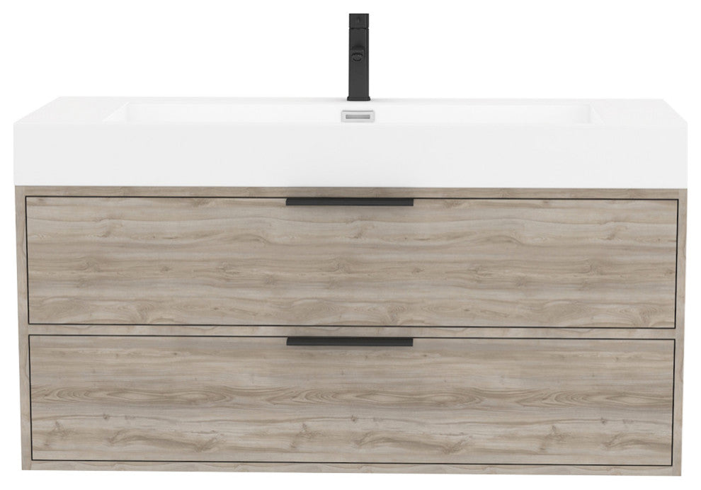 Cutler Savoy 2-Drawer Single Vanity - Silk