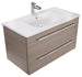 Meuble-lavabo mural simple pour salle de bain Cutler Silhouette