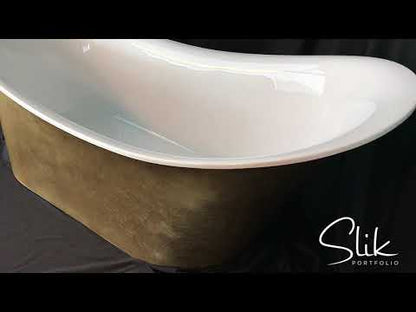 Slik Portfolio Evora Gold Tub 72.5" x 37.56" x 33.5" Gold OVF Elevation System