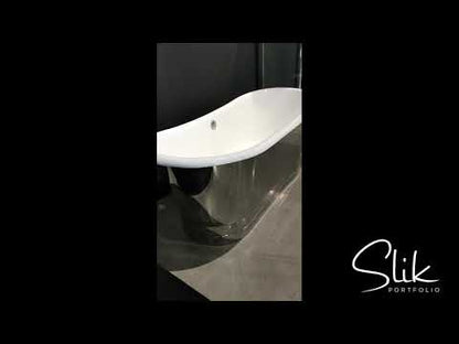 Slik Portfolio Bathtub Ara Cast Iron Mirror Finish 67.75" x 31" x 28.19"