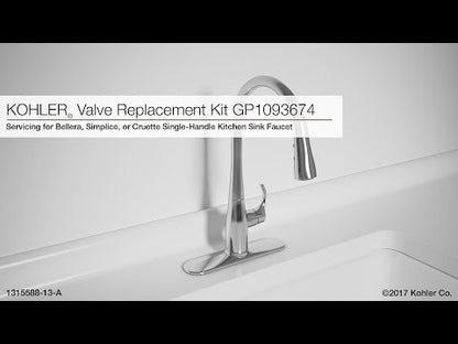 Kohler Bellera®Pull-Down Kitchen Sink Faucet With Three-Function Sprayhead - Oil Rubbed Bronze