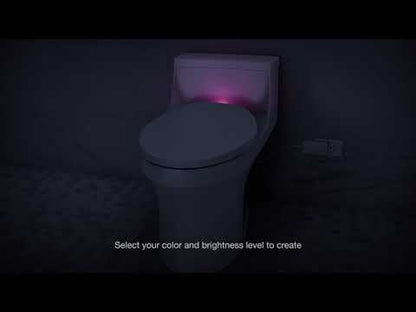 Kohler Purewarmth Siège de toilette allongé chauffant à fermeture silencieuse avec veilleuse à DEL