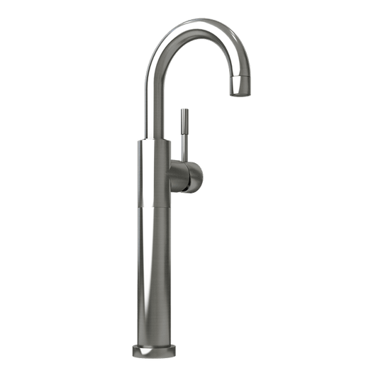 Rubi Dana Raised Single Lever Bassin Faucet- Nickel - Renoz