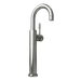 Rubi Dana Raised Single Lever Bassin Faucet With Drain- Nickel - Renoz