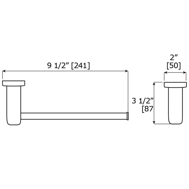 Laloo Jazz Hand Towel Bar J1880RH