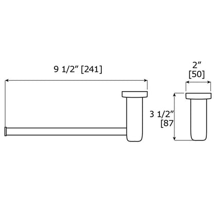 Laloo Jazz Hand Towel Bar J1880lh