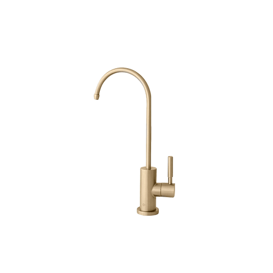 Stylish Lodi 11.25" Kitchen Drinking Water Tap Faucet, Stainless Steel Brushed Gold Finish K-142G - Renoz