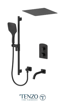 Tenzo - Delano Pressure Balanced T-box Shower Kit With 3 Functions - DEPB33-511655