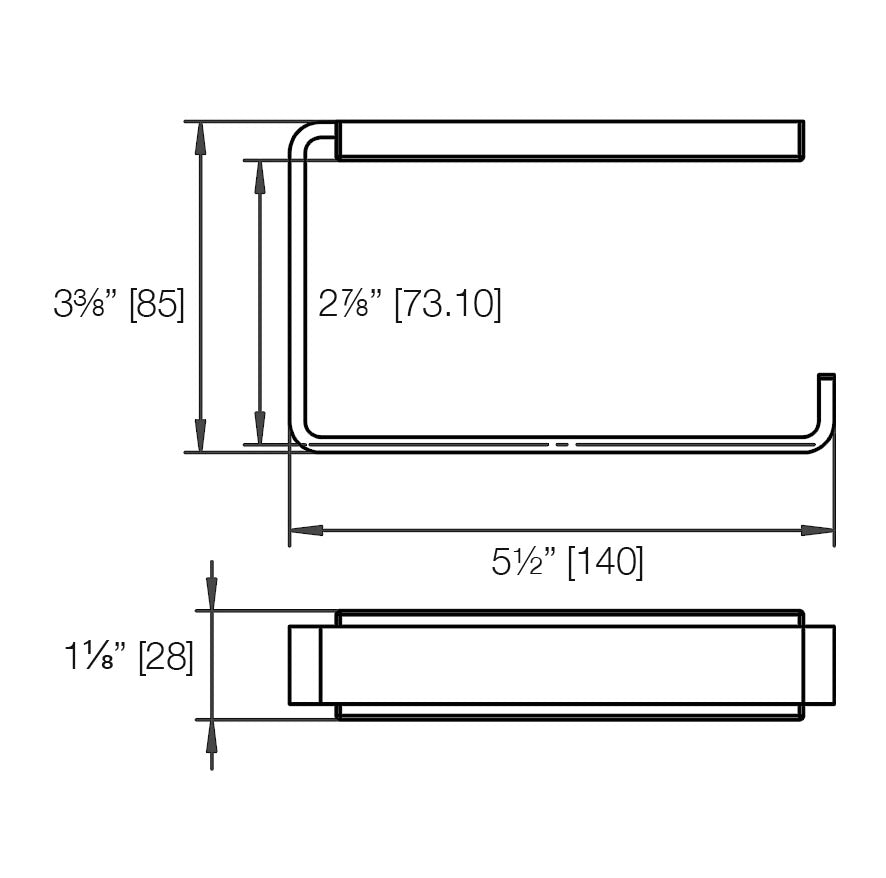 Laloo Lincoln Double Robe Hook L6282