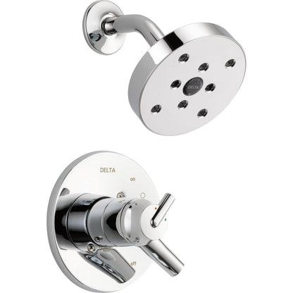 Garniture de douche H2Okinétique Delta TRINSIC Monitor série 17 - Chrome (valve non incluse)