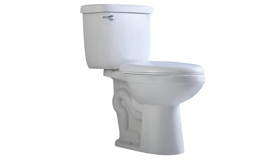 Streamline Cavalli Siphonic Modern One-Piece High-Efficiency Elongated Toilet 31.5" Height and 16.87" Seat Height - Renoz