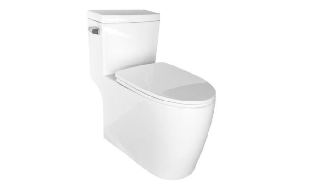 Streamline Cavalli Siphonic Modern One-Piece High-Efficiency Elongated Toilet 28.75" Height and 16.5" Seat Height - Renoz