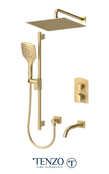 Tenzo - Delano T-box Pressure Balanced Shower Kit With 3 Functions -DEPB33-501125