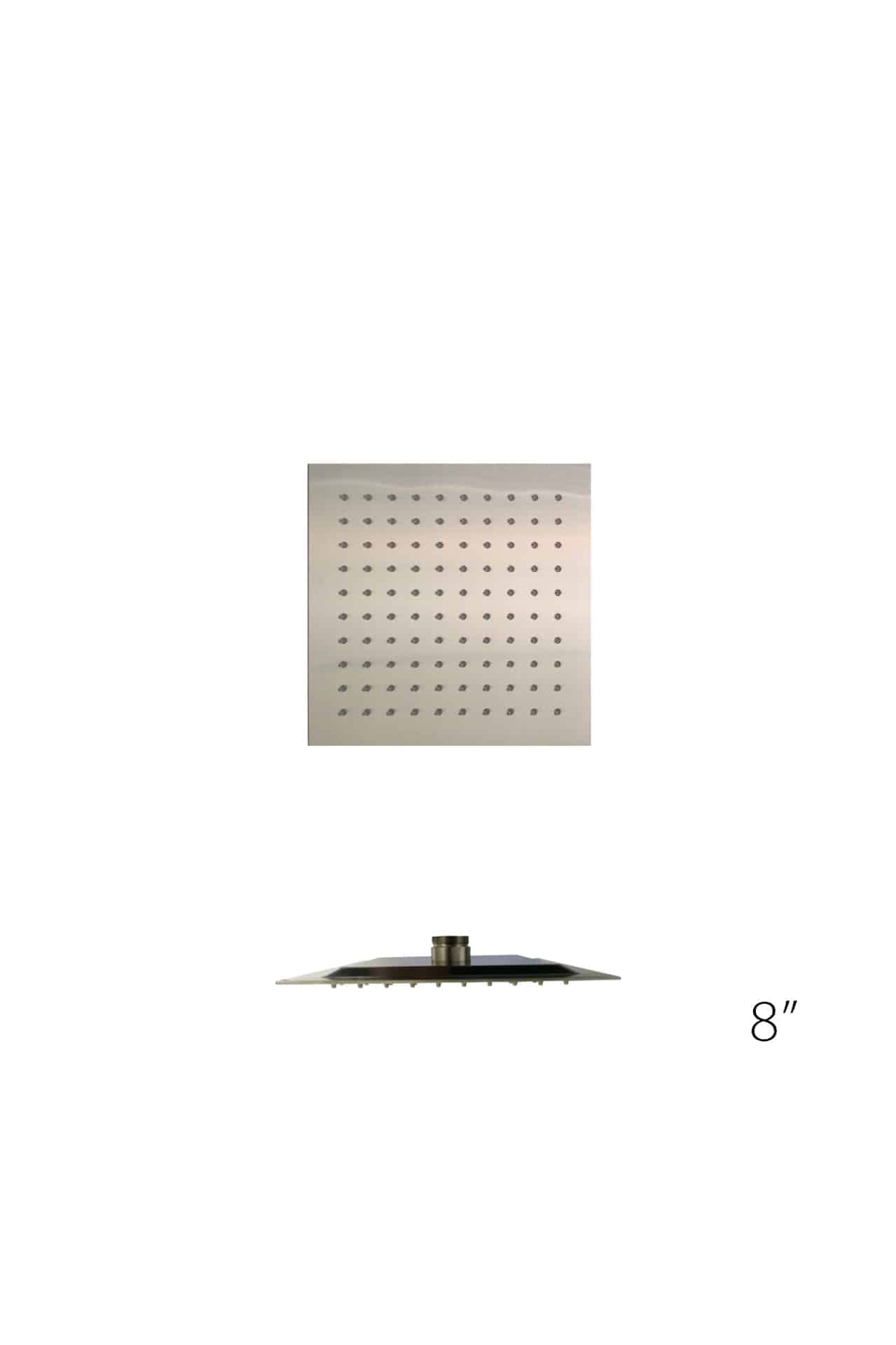 PierDeco Design 8" Square Shower Head