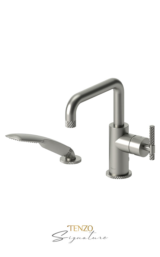 Tenzo BELLACIO-C 2 Piece Deck Mount Tub Filler