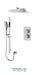 Tenzo - Quantum Chrome T-box Shower Kit With 2 Functions (Thermostatic)