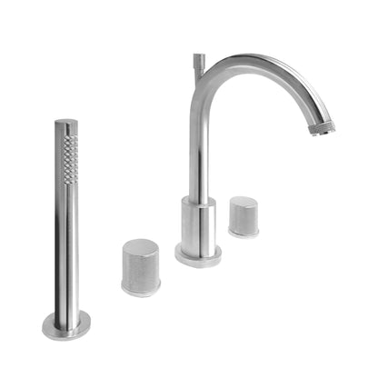 Produits Aquadesign 4 pièces. Support de pont (Contempo R3086) - Chrome