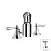 Aquadesign Products Robinet de bidet 4 trous – Drain mécanique inclus (London R4219L) – Chrome