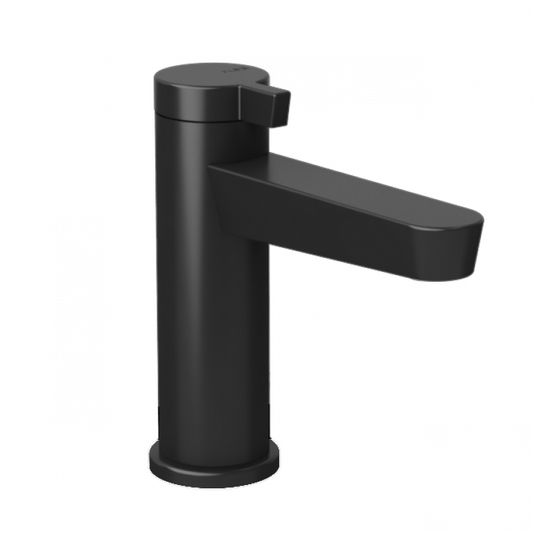 Rubi Abyss Single-lever Bassin Faucet With Drain- Black - Renoz