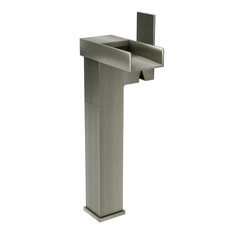 Rubi Kali Raised Single Lever Washbasin Faucet- Nickel - Renoz