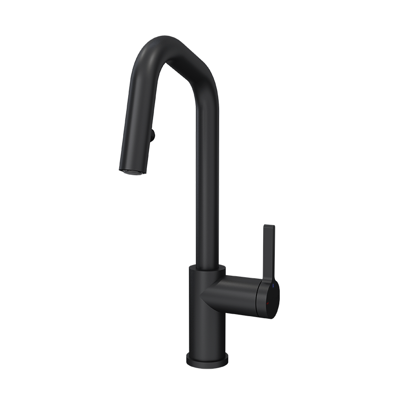 Rubi Endricks R - Single Lever Kitchen Faucet-Black - Renoz