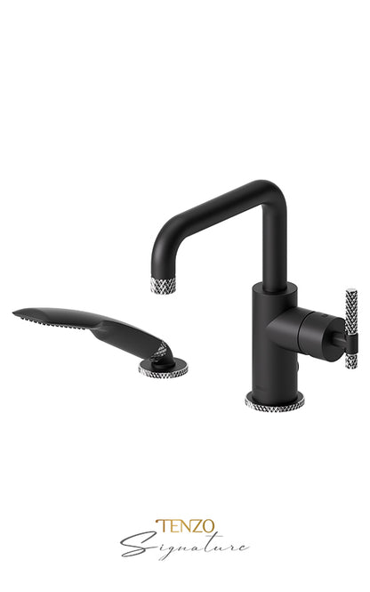 Tenzo BELLACIO-C 2 Piece Deck Mount Tub Filler