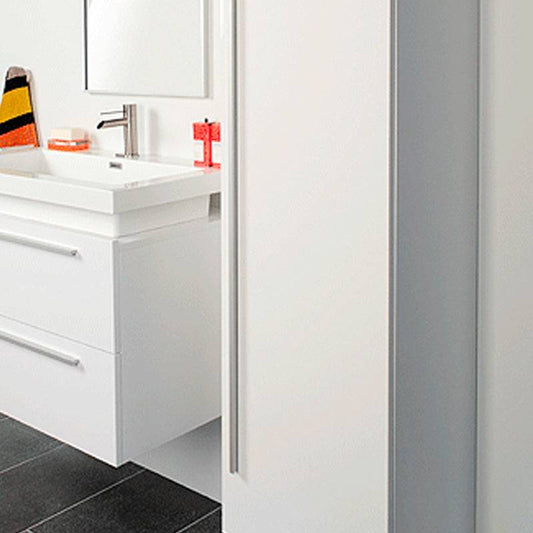 Rubi Arto Lacquered White Cabinet With Door - Renoz