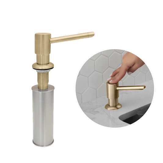 Stylish Stainless Steel Soap Dispenser Pump Liquid Hand Lotion Dispenser S-01G - Renoz