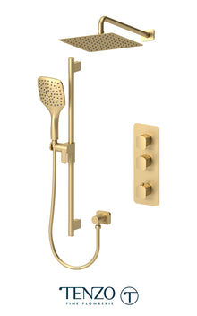 Tenzo - Delano Extenza Shower Kit With 2 Functions (Thermostatic) DET42-20111