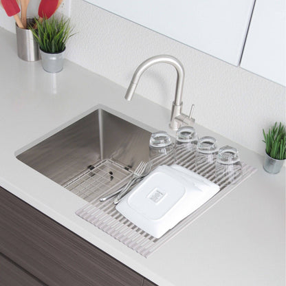 Stylish Zafiro 30" x 18" Single Bowl Undermount Stainless Steel Kitchen Sink S-311XG - Renoz