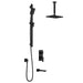 Kalia MOROKA TD3 (Valve Not Included) AQUATONIK T/P with Diverter Shower System with Vertical Ceiling Arm- Matte Black - Renoz