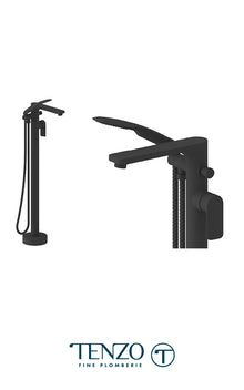 Tenzo - Delano Floor Mount 3 PCS Tub Filler