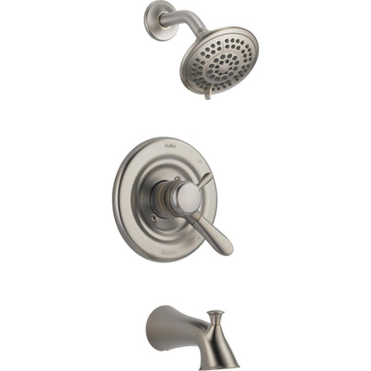 Delta LAHARA Monitor 17 Series Tub & Shower Trim -Stainless Steel (Valves Not Included)