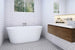 Zitta Espa Freestanding White Tub 54